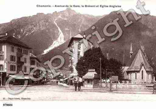 Ville de CHAMONIXMONTBLANC, carte postale ancienne