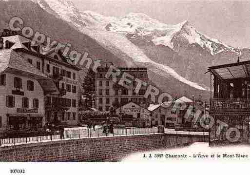 Ville de CHAMONIXMONTBLANC, carte postale ancienne