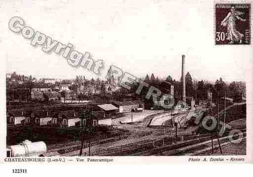 Ville de CHATEAUBOURG, carte postale ancienne