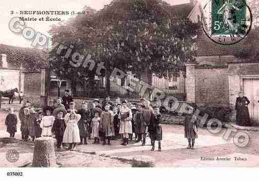 Ville de CHAUCONINNEUFMONTIERS, carte postale ancienne