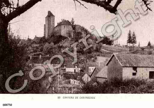 Ville de CHAVROCHES, carte postale ancienne