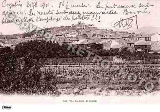 Ville de COGOLIN, carte postale ancienne