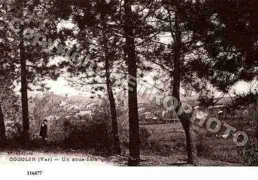 Ville de COGOLIN, carte postale ancienne