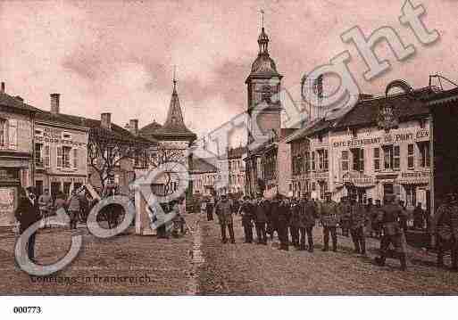 Ville de CONFLANSENJARNISY, carte postale ancienne