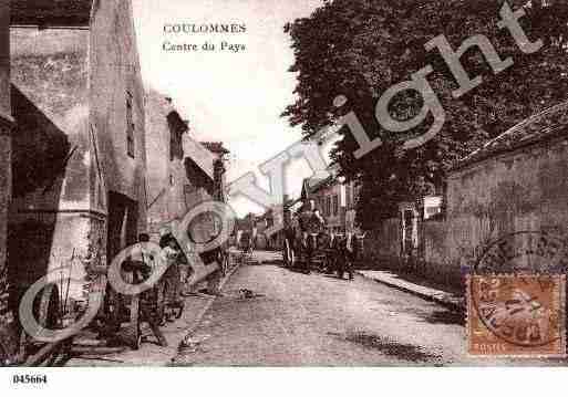 Ville de COULOMMES, carte postale ancienne