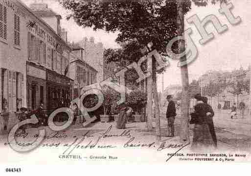 Ville de CRETEIL, carte postale ancienne