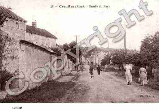 Ville de CROUTTESSURMARNE, carte postale ancienne