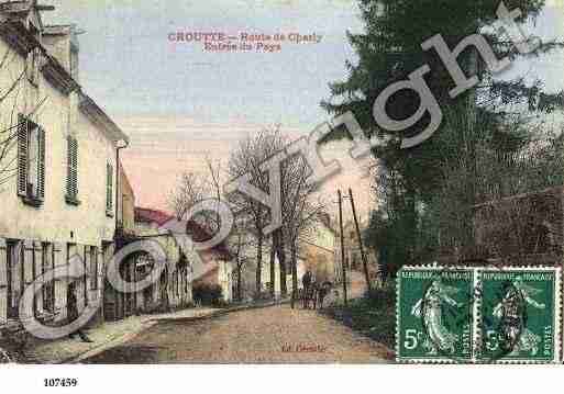 Ville de CROUTTESSURMARNE, carte postale ancienne