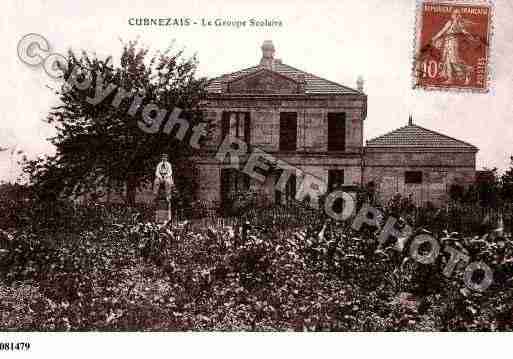 Ville de CUBNEZAIS, carte postale ancienne