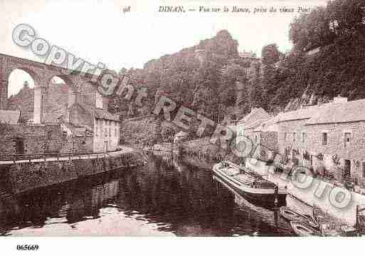 Ville de DINAN, carte postale ancienne