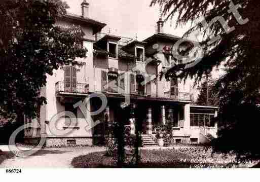 Ville de DIVONNELESBAINS, carte postale ancienne