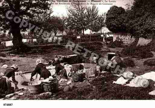 Ville de DOUARNENEZ, carte postale ancienne