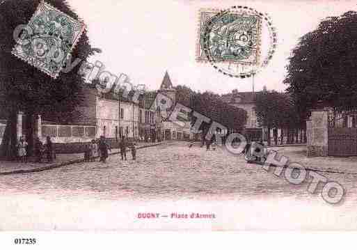 Ville de DUGNY, carte postale ancienne