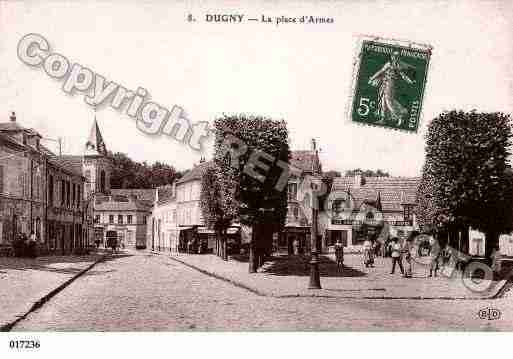 Ville de DUGNY, carte postale ancienne