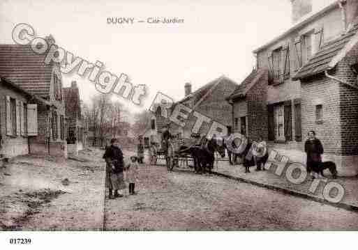 Ville de DUGNY, carte postale ancienne