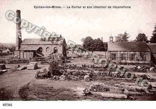 Ville de EPINAC, carte postale ancienne