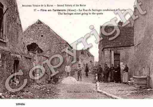 Ville de FEREENTARDENOIS, carte postale ancienne