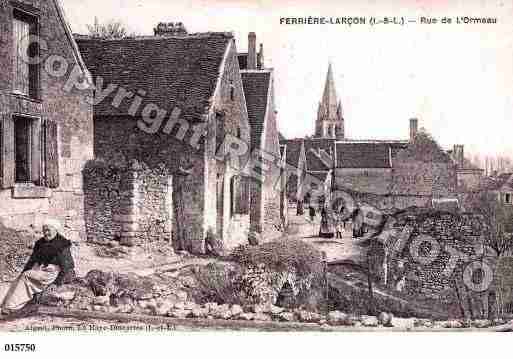 Ville de FERRIERELARCON, carte postale ancienne