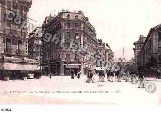 Ville de GRENOBLE, carte postale ancienne