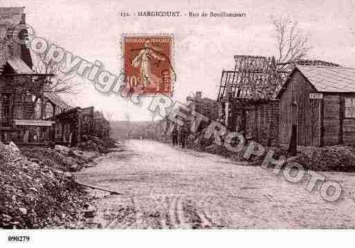 Ville de HARGICOURT, carte postale ancienne
