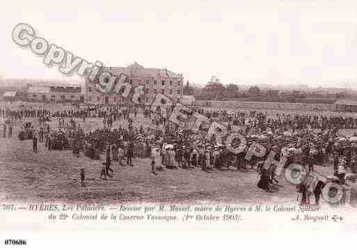 Ville de HYERES, carte postale ancienne