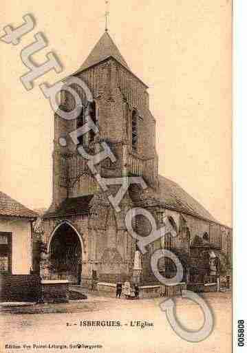 Ville de ISBERGUES, carte postale ancienne