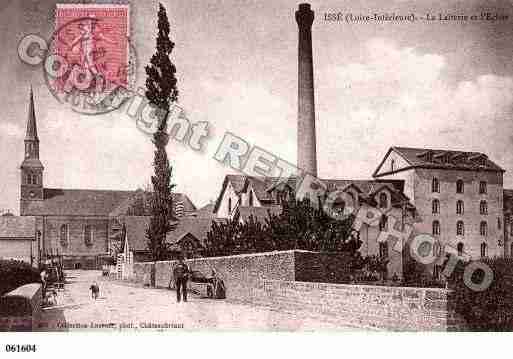 Ville de ISSE, carte postale ancienne