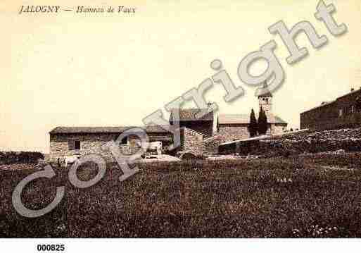 Ville de JALOGNY, carte postale ancienne