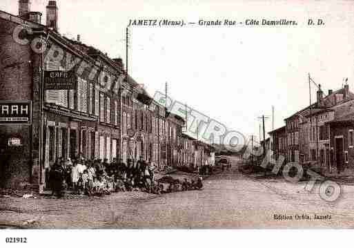 Ville de JAMETZ, carte postale ancienne