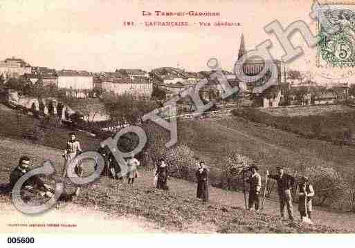 Ville de LAFRANCAISELUNEL, carte postale ancienne