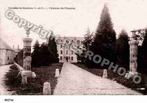 Ville de LANDESLEGAULOIS, carte postale ancienne