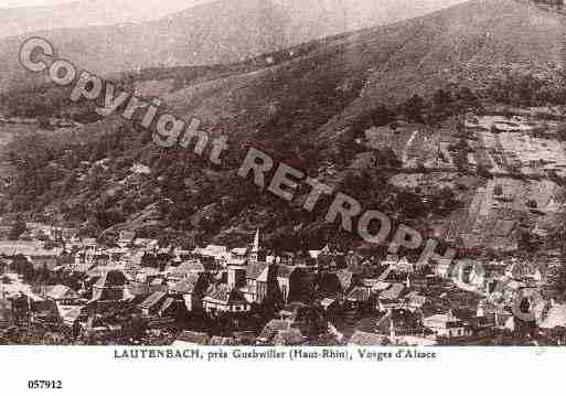 Ville de LAUTENBACH, carte postale ancienne