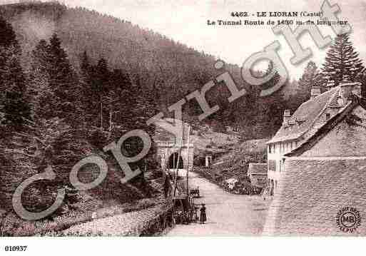 Ville de LAVEISSIERE, carte postale ancienne