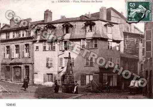 Ville de LIMOGES, carte postale ancienne