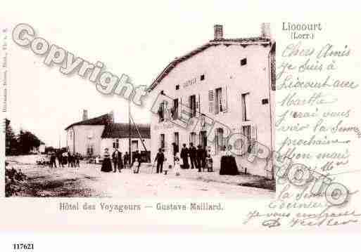 Ville de LIOCOURT, carte postale ancienne