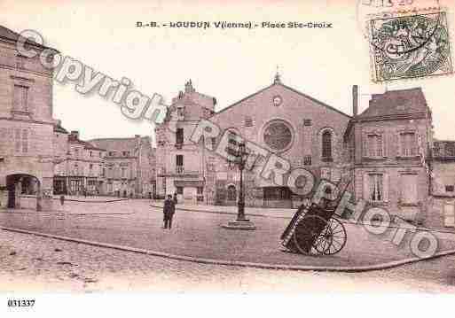 Ville de LOUDUN, carte postale ancienne