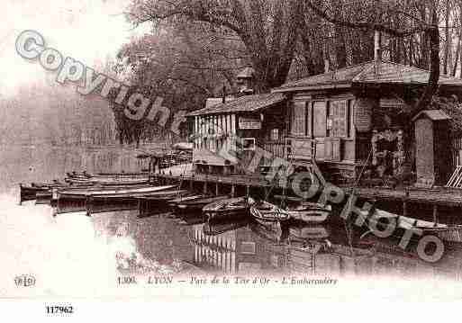 Ville de LYON, carte postale ancienne
