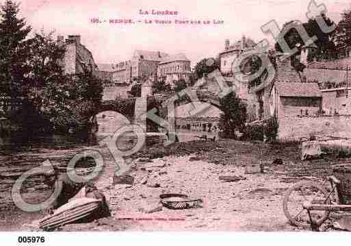 Ville de MENDE, carte postale ancienne