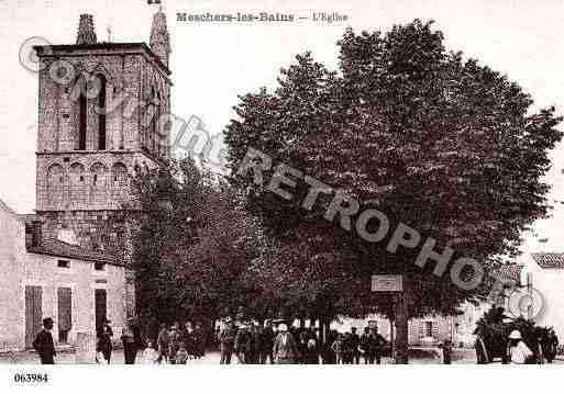 Ville de MESCHERSSURGIRONDE, carte postale ancienne