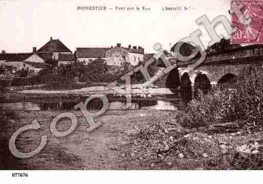 Ville de MONESTIER, carte postale ancienne