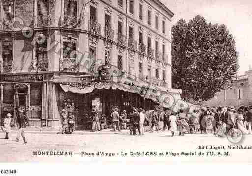 Ville de MONTELIMAR, carte postale ancienne