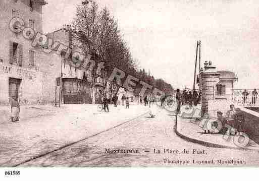 Ville de MONTELIMAR, carte postale ancienne