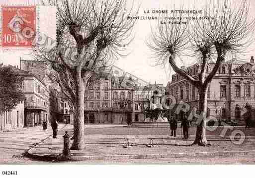 Ville de MONTELIMAR, carte postale ancienne