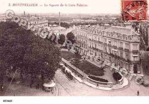 Ville de MONTPELLIER, carte postale ancienne