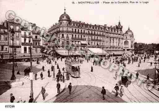 Ville de MONTPELLIER, carte postale ancienne