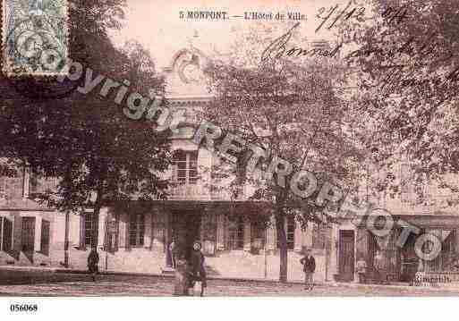 Ville de MONTPONMENESTEROL, carte postale ancienne