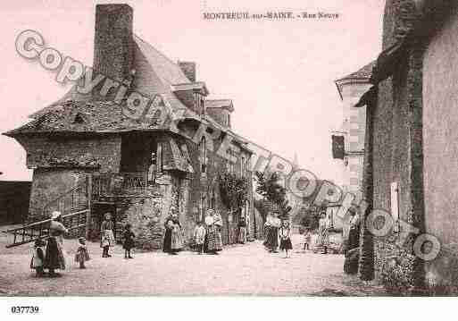 Ville de MONTREUILSURMAINE, carte postale ancienne