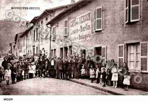 Ville de MOYEUVREPETITE, carte postale ancienne