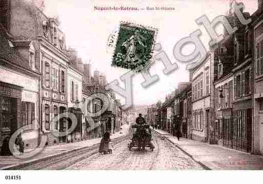 Ville de NOGENTLEROTROU, carte postale ancienne