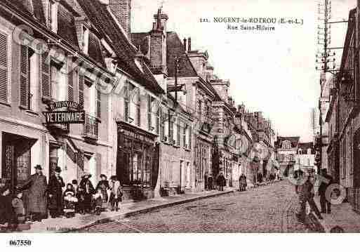 Ville de NOGENTLEROTROU, carte postale ancienne